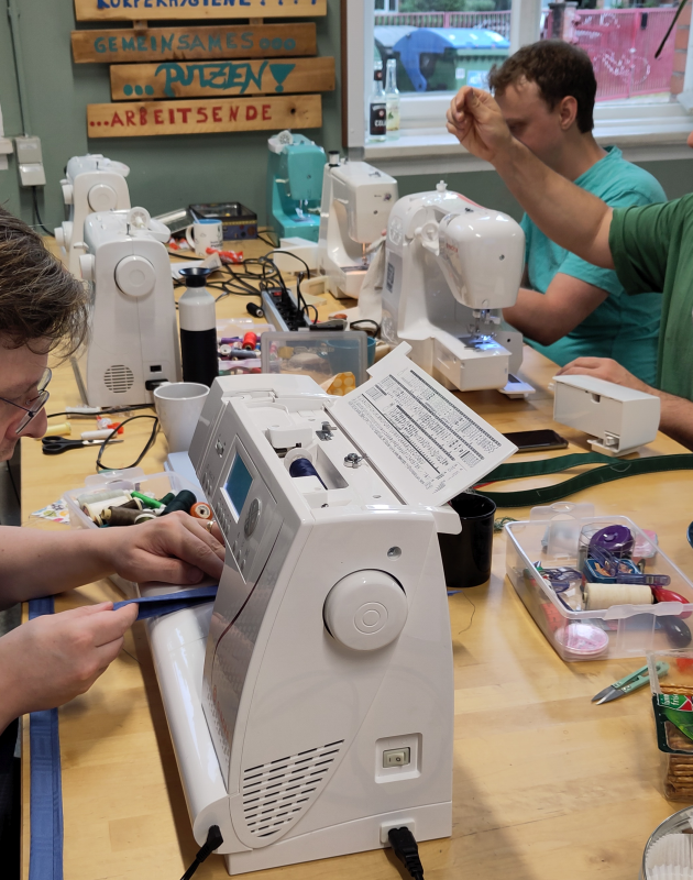 Teilnehmende Nähworkshop
